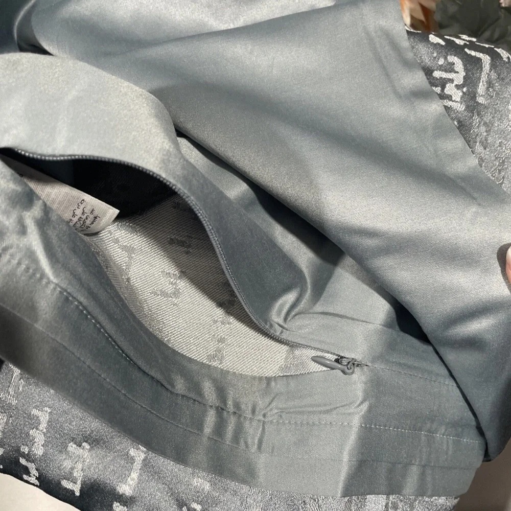 NIB $470 [ King ] Faded Geometric Duvet‎ for Hudson Park in Slate